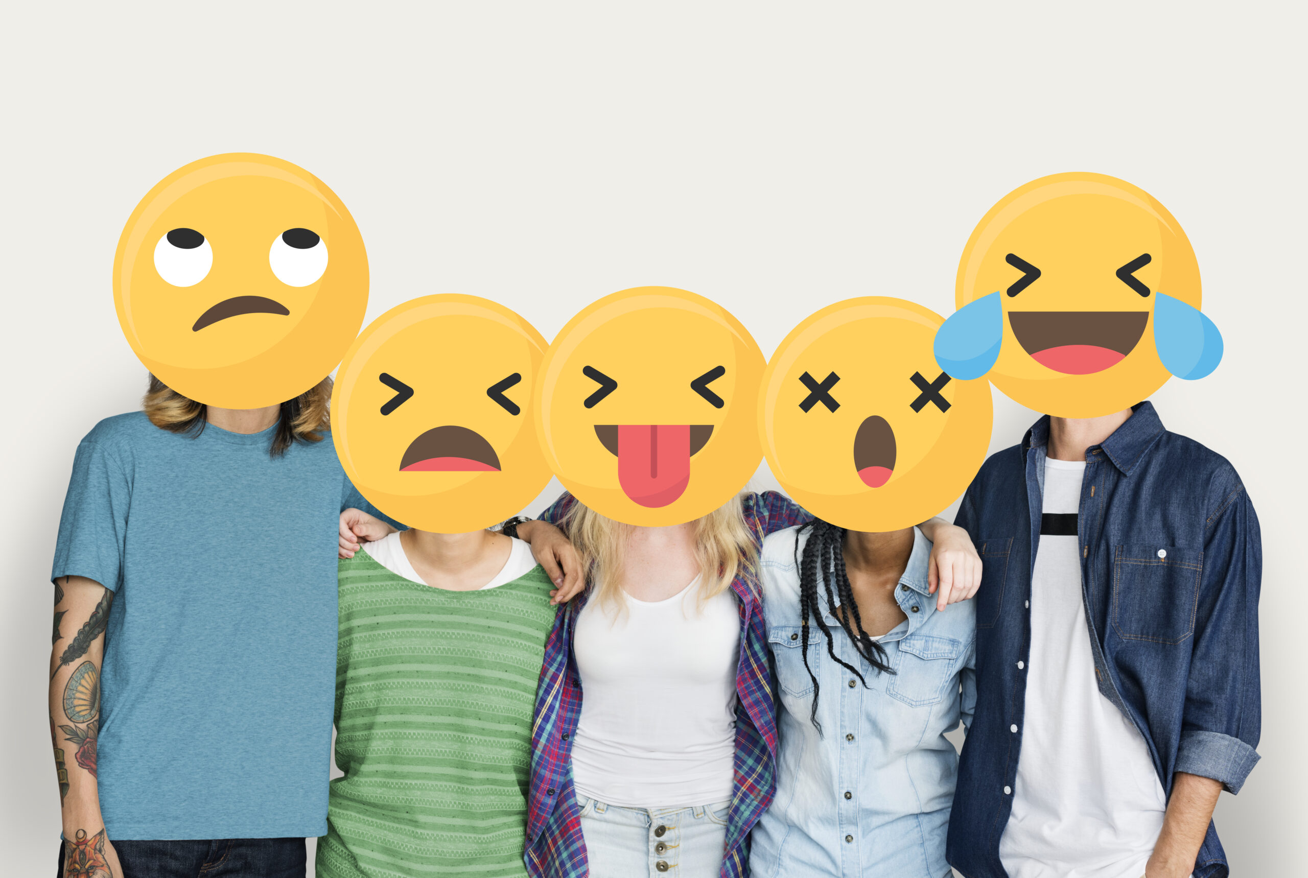os emojis representam uma variedade de emoções, objetos, alimentos e símbolos culturai
